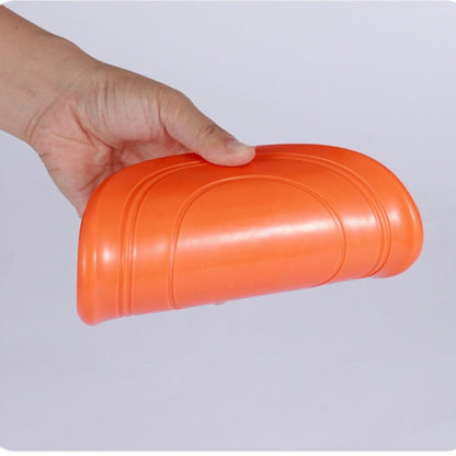 Orange Pet Outdoor Chew Frisbee